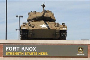 Fort Knox Entrance Sign